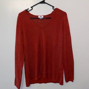 Old Navy | Rustic Orange V-Neck Sweater